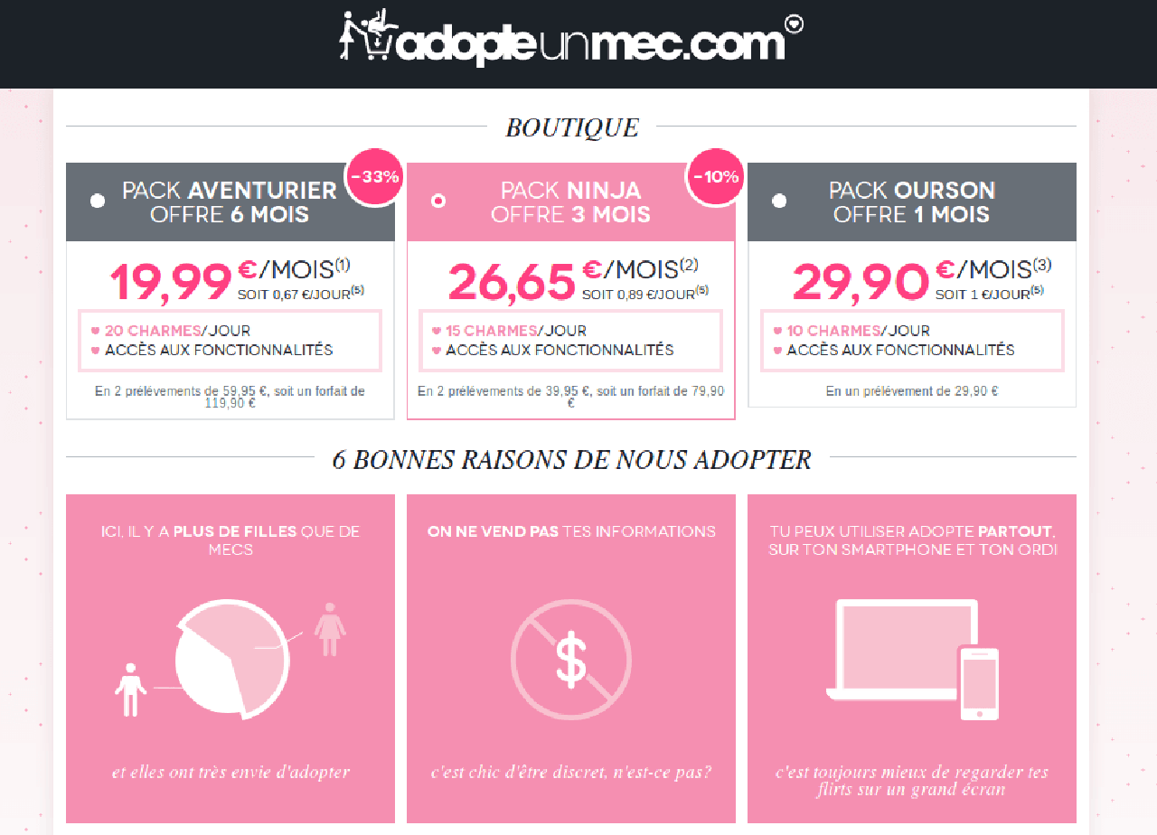 Adopte Un Mec: Avis