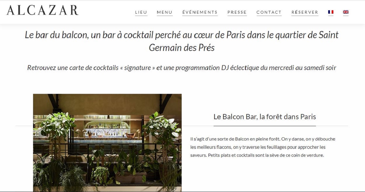 Alcazar Paris