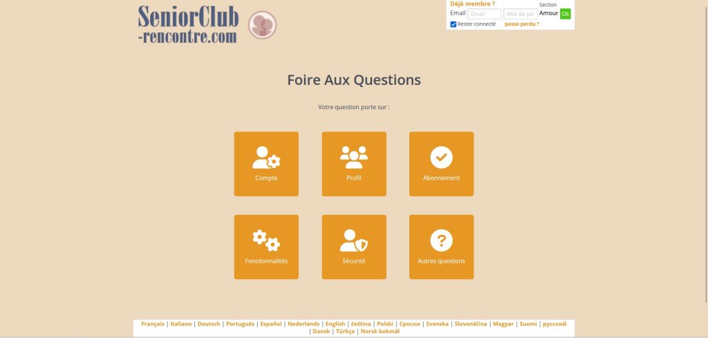 faq site de rencontres senior club rencontre